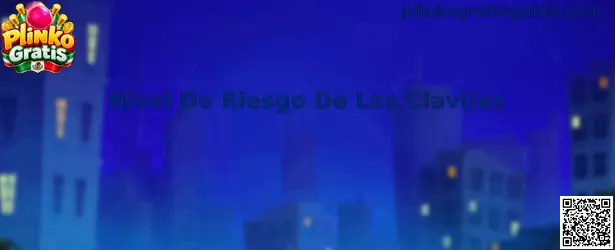 Representación del Nivel De Riesgo De Las Clavijas en un tablero de Plinko Gratis