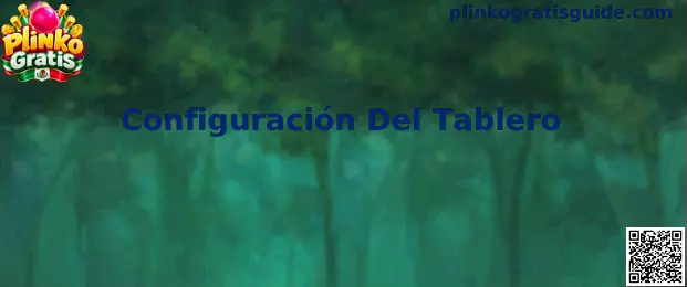Ejemplo visual de Configuración Del Tablero en Plinko Gratis