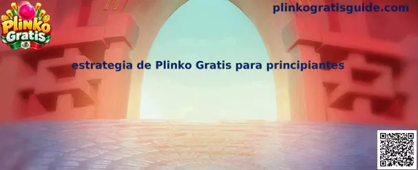 Imagen explicativa sobre la estrategia de Plinko Gratis para principiantes y la distribución de resultados en un tablero
