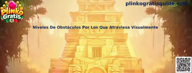 Representación visual de niveles de obstáculos y filas de pernos en Plinko Gratis