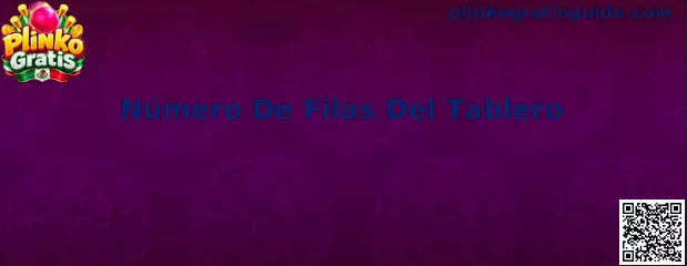 Representación de un tablero de Plinko con distintas filas de pines