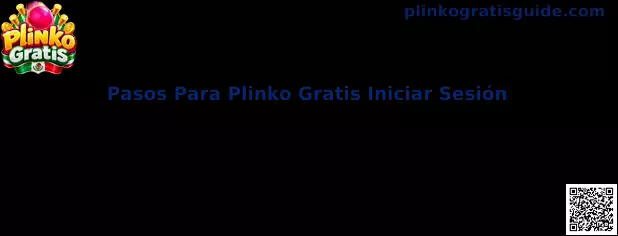 Guía visual de los pasos para iniciar sesión en Plinko Gratis